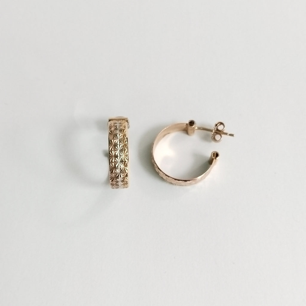 BROQUELES PAR ORO,ORO COMBINADO 14 K 4,00 GRMS (SEMINUEVO)