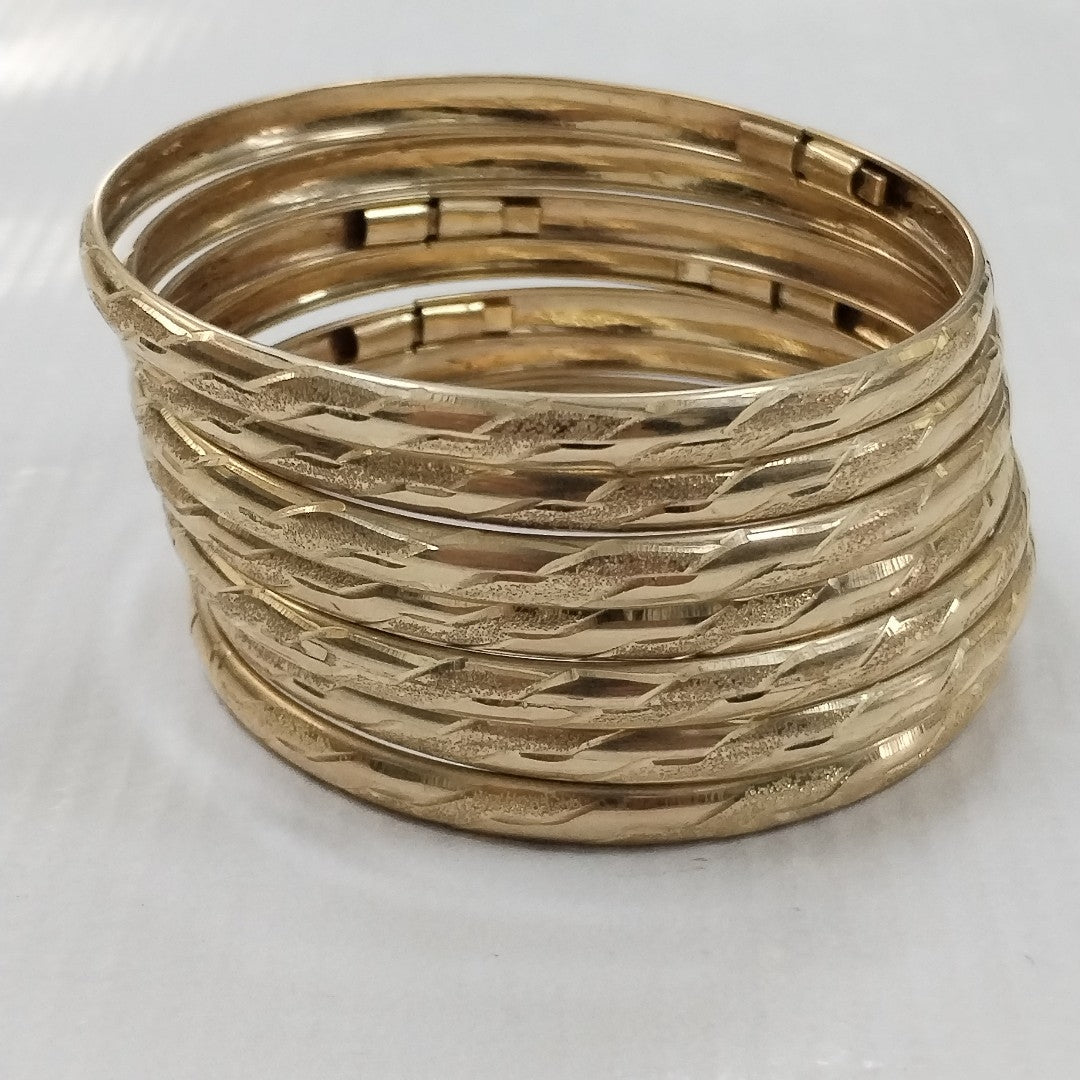 SEMANARIO DE PULSERAS ORO 10 K 39.4 GRMS (SEMINUEVO)