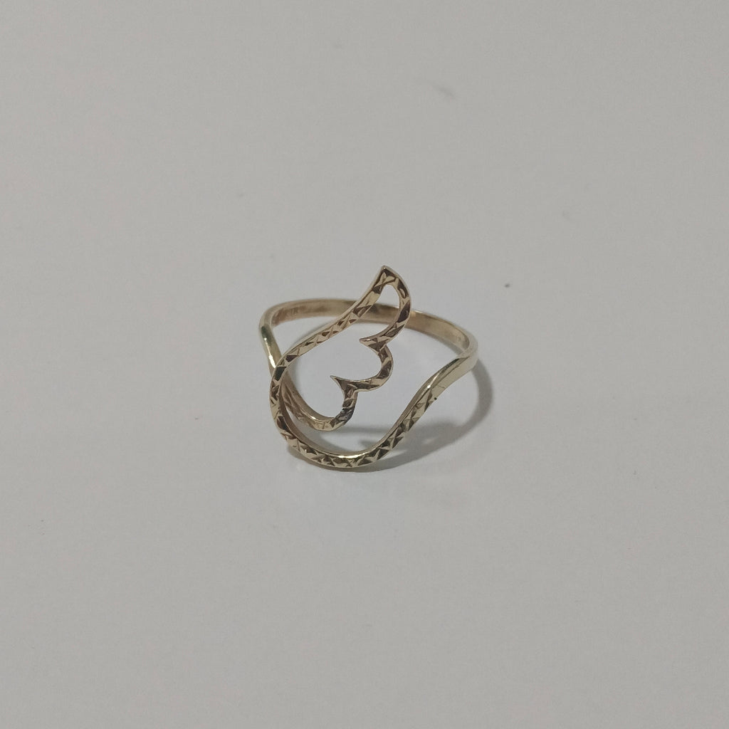 K1 2,00 GRMS 10 K ESPECIFICACIONES COMPLEMENTARIAS ANILLITO MOTIVO ALA (SEMINUEVO)