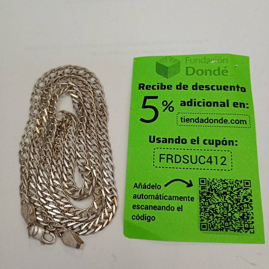 CADENA PLATA 16.1 GRMS (SEMINUEVO)