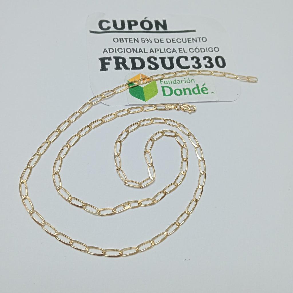 CADENA TEJIDO ESLABONES 6.7G 55 CM (NUEVO)