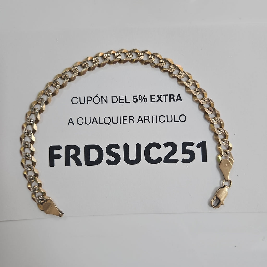 PULSERA ORO 14 K 16.7 GRMS (SEMINUEVO)