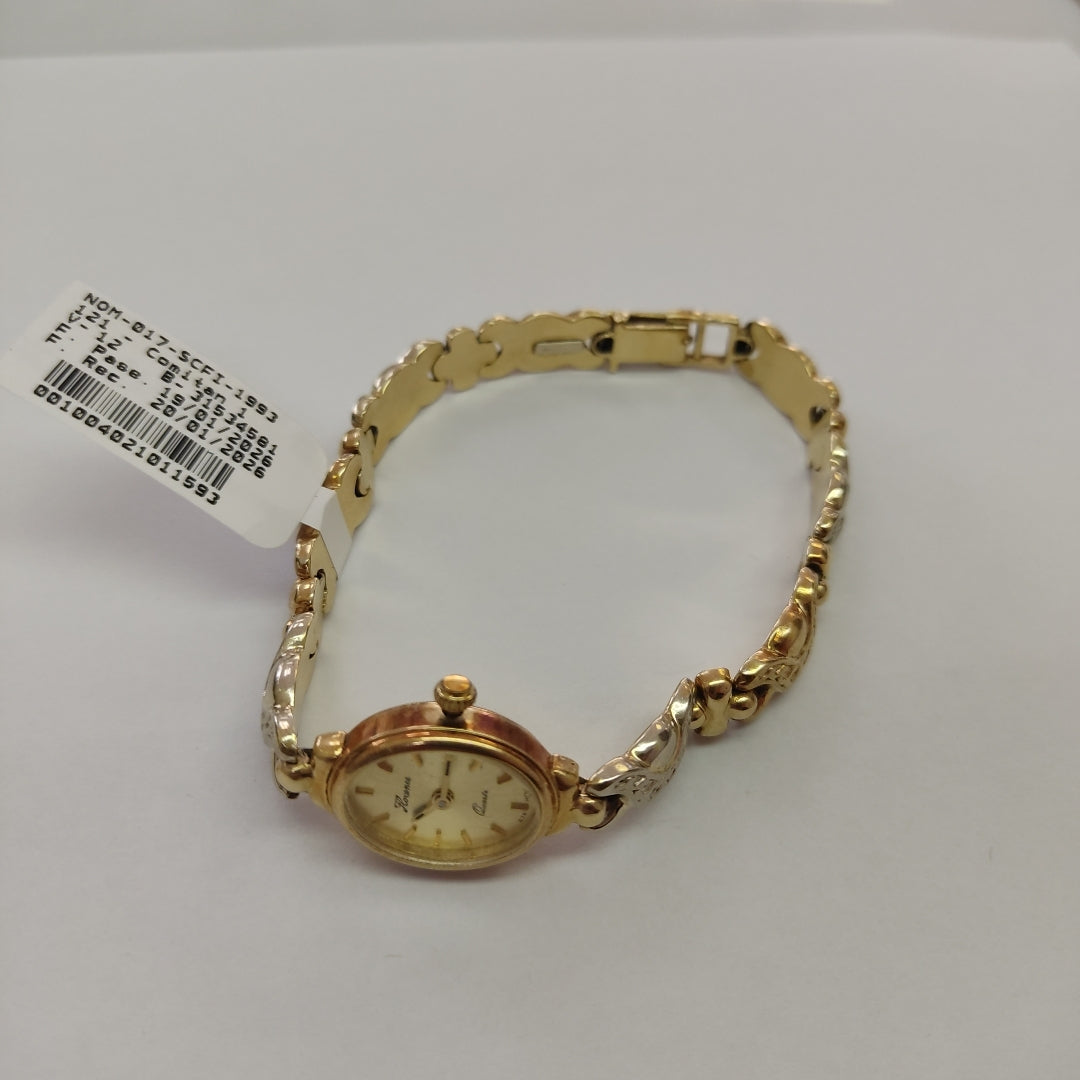 RELOJ CAJA Y PULSO ORO ORO,RODIADO 14 K 20,60 GRMS (SEMINUEVO)