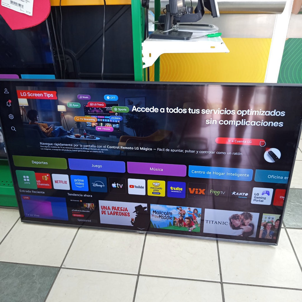PANTALLA LG 55UR7800PSB (2025) 55" LED 4K (SEMINUEVO)