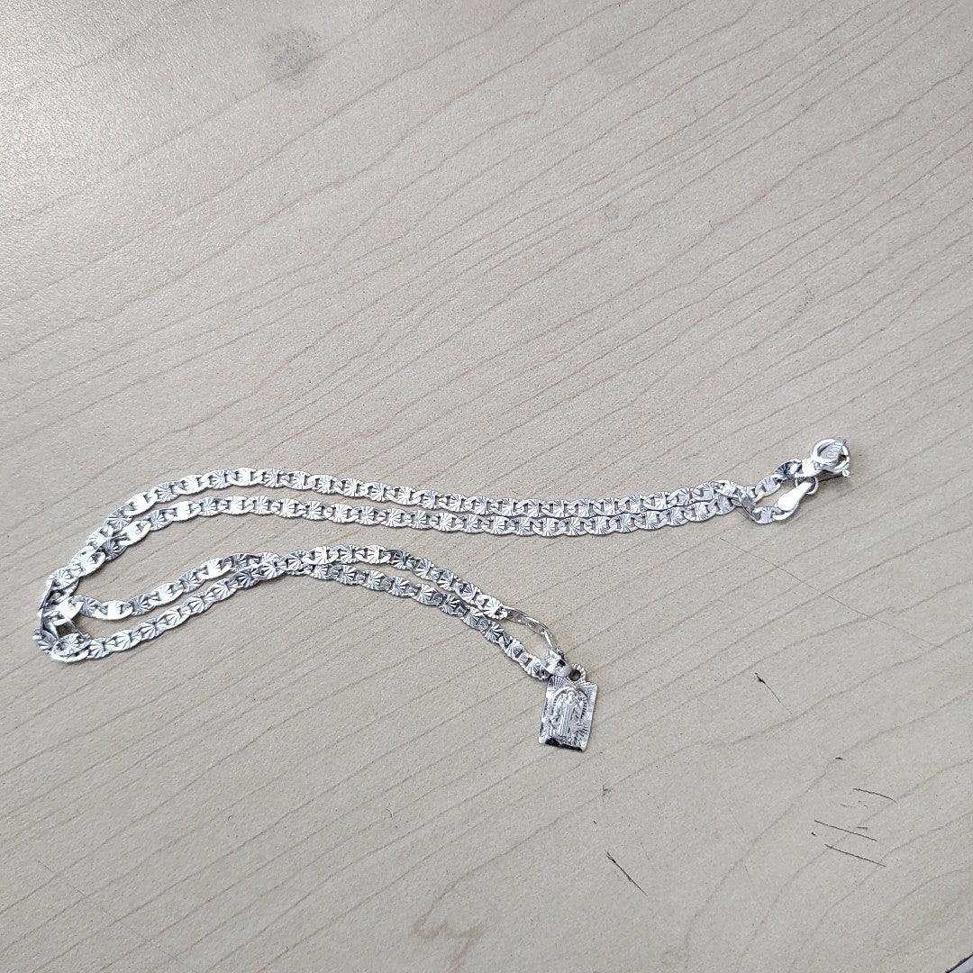 CADENA, DIJE PLATA 5.2 GRMS (SEMINUEVO)