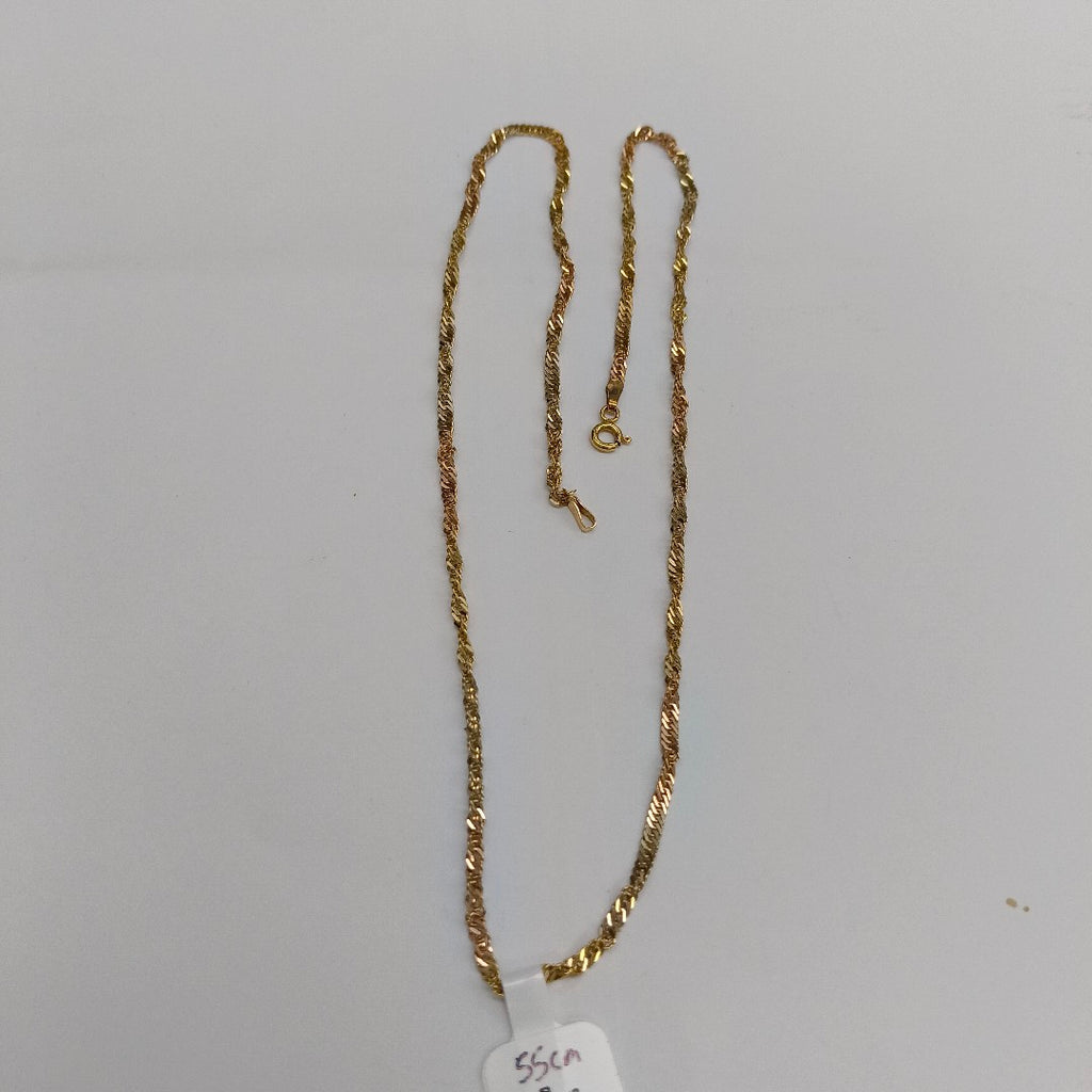 K1 4,50 GRMS 14 K ESPECIFICACIONES COMPLEMENTARIAS CADENA SEMI TORZAL (SEMINUEVO)