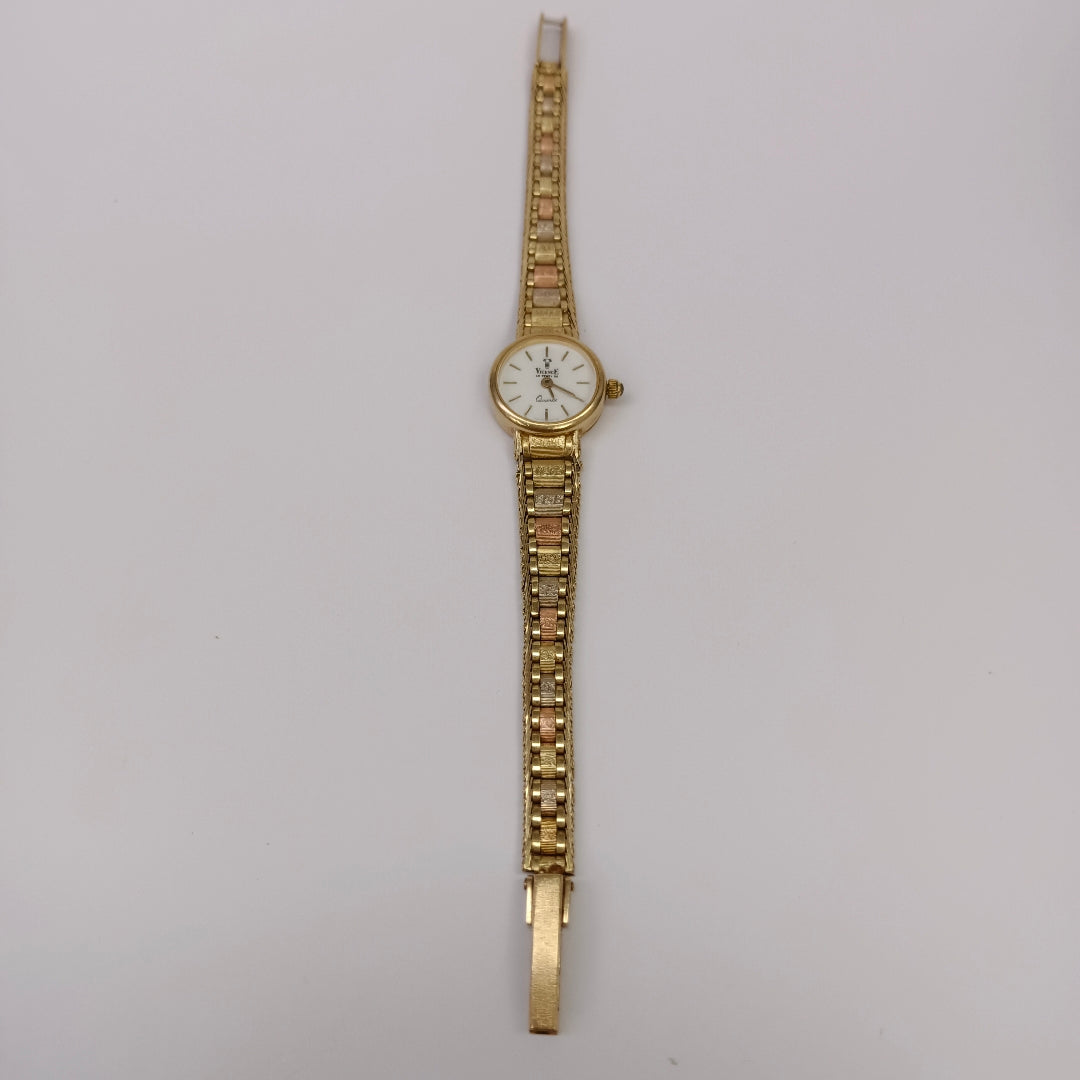 RELOJ CAJA Y PULSO ORO ORO 14 K 20.4 GRMS (SEMINUEVO)