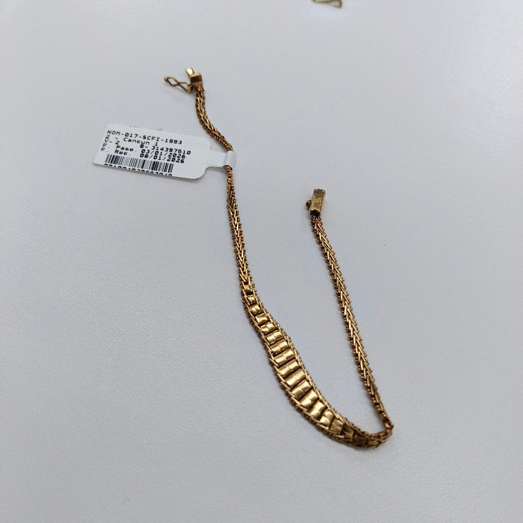 PULSERA ORO 14 K 7.2 GRMS (SEMINUEVO)