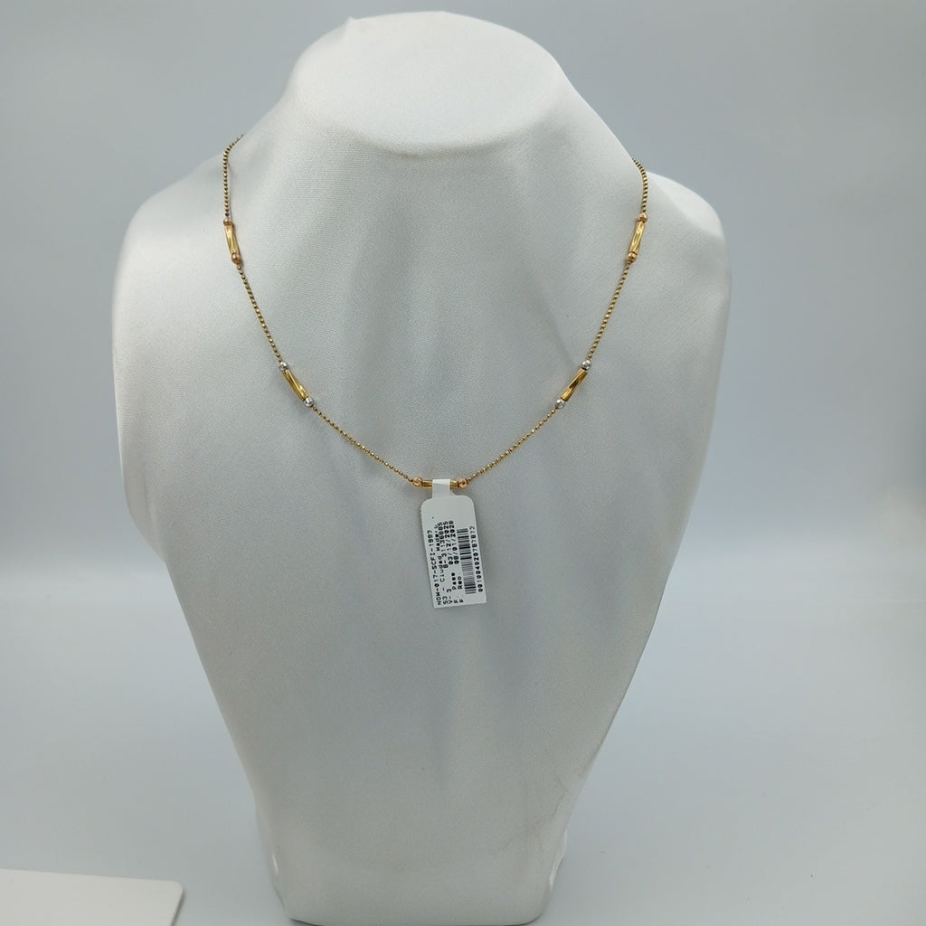 GARGANTILLA ORO, ORO BLANCO 14 K 5 GRMS (SEMINUEVO)