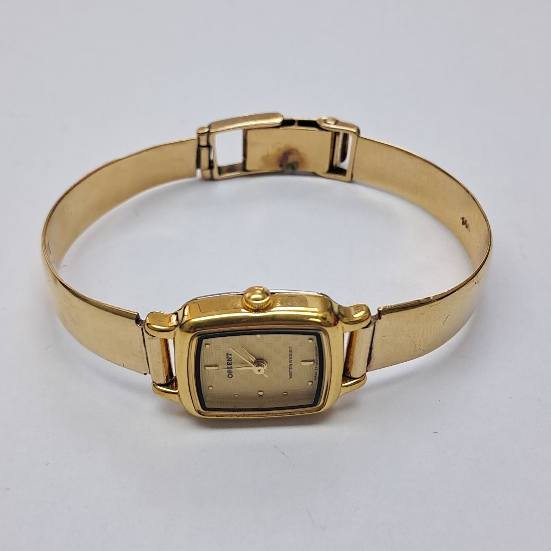 RELOJ CAJA ACERO PULSO ORO ORO 14 K 25.5 GRMS (SEMINUEVO)