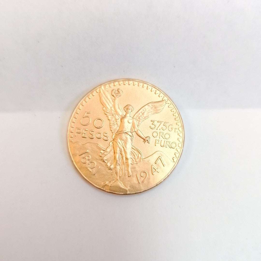 K1 41.6 GRMS 21 K IDENTIFICACIÓN MONEDA NOMINATIVA MONEDAS PESOS 50 PESO (SEMINUEVO)