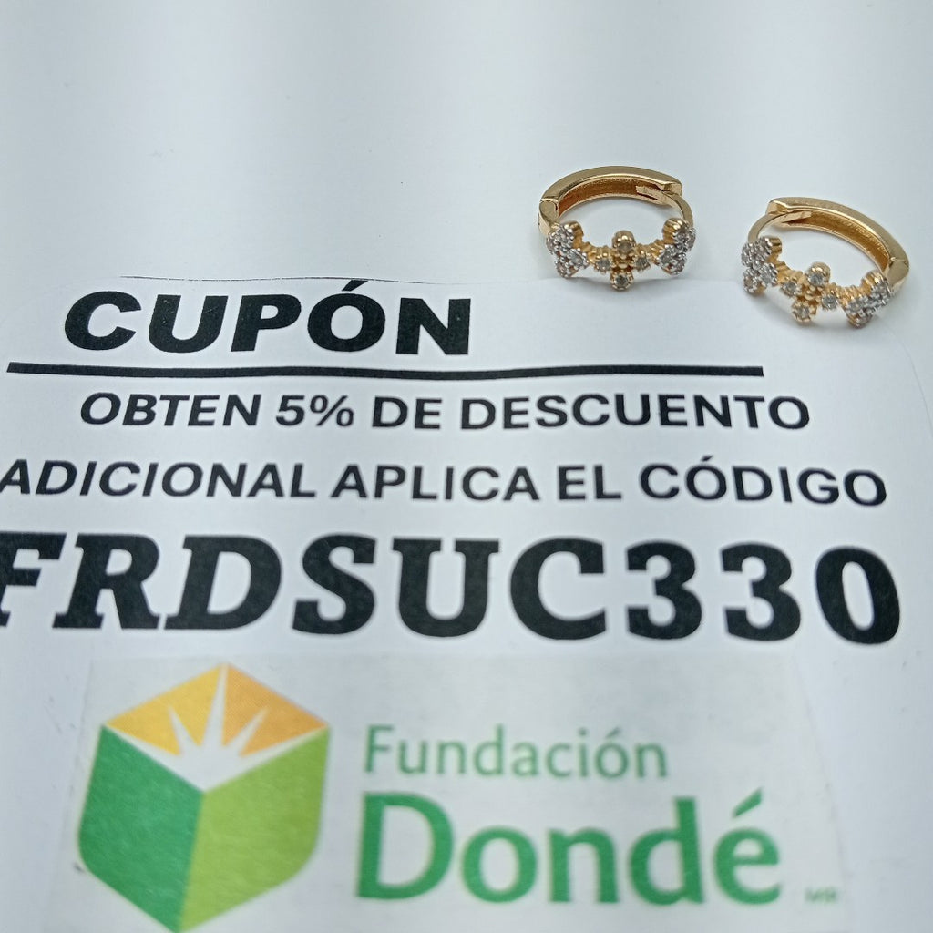 HUGGIES ORO 14K 2.1 (NUEVO)