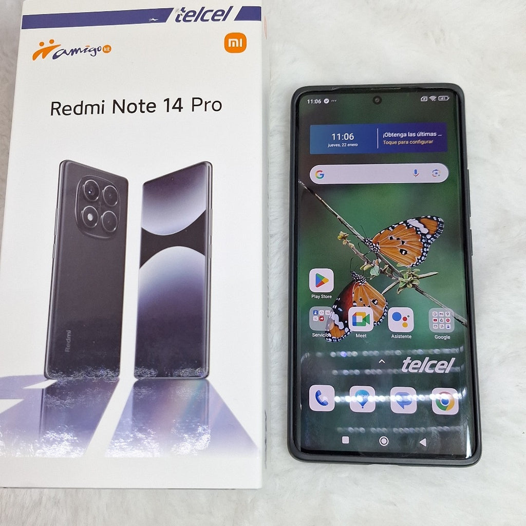 CELULAR XIAOMI REDMI NOTE 14 PRO 24116RACCG (2024) 256 GB 8 GB RAM (SEMINUEVO)