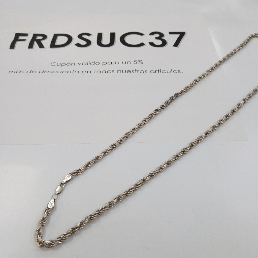 CADENA PLATA 46,80 GRMS (SEMINUEVO)