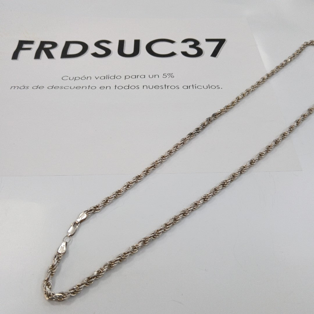 CADENA PLATA 46,80 GRMS (SEMINUEVO)