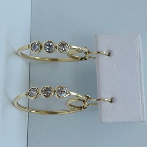 ARRACADAS PAR ORO 10 K 3.2 GRMS (SEMINUEVO)