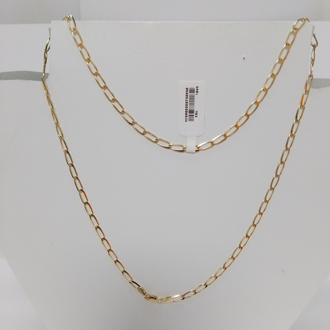 CADENA TEJIDO ESLABONES 11.9G 60 CM (NUEVO)