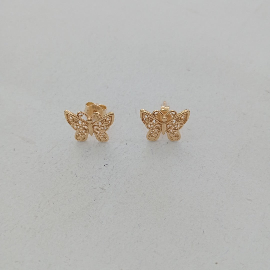 BROQUELES PAR ORO 14 K 1.6 GRMS (SEMINUEVO)