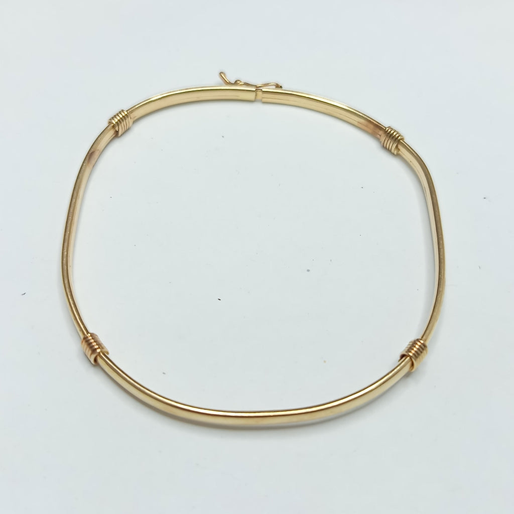 PULSERA RIGIDA ORO 14 K 5.1 GRMS (SEMINUEVO)