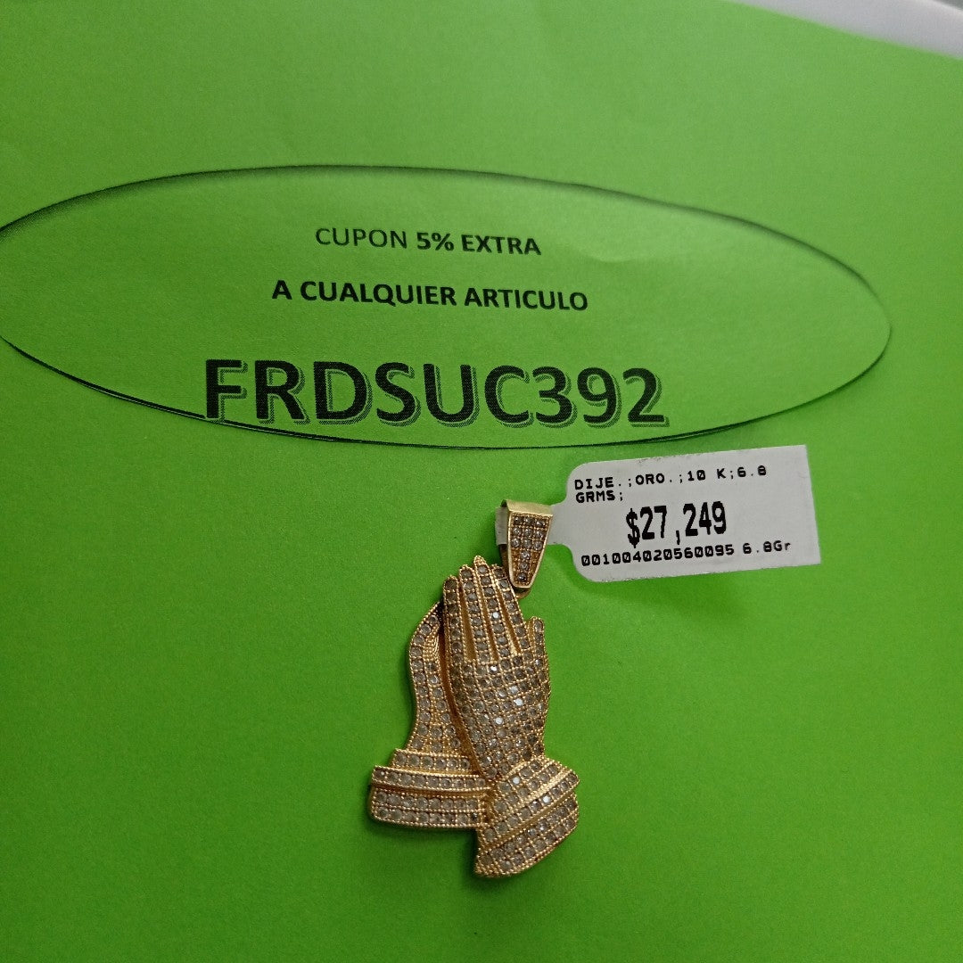 DIJE ORO 10 K 6.8 GRMS (SEMINUEVO)