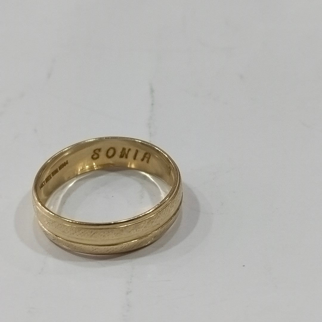 ARGOLLA ORO 14 K 2.4 GRMS (SEMINUEVO)