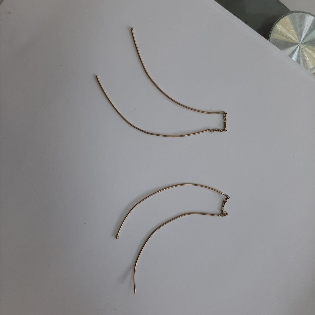 ARETES PAR ORO 10 K 1.3 GRMS (SEMINUEVO)