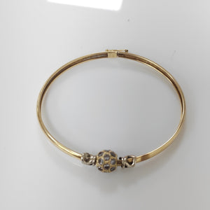 PULSERA RIGIDA ORO 14 K 5.9 GRMS (SEMINUEVO)