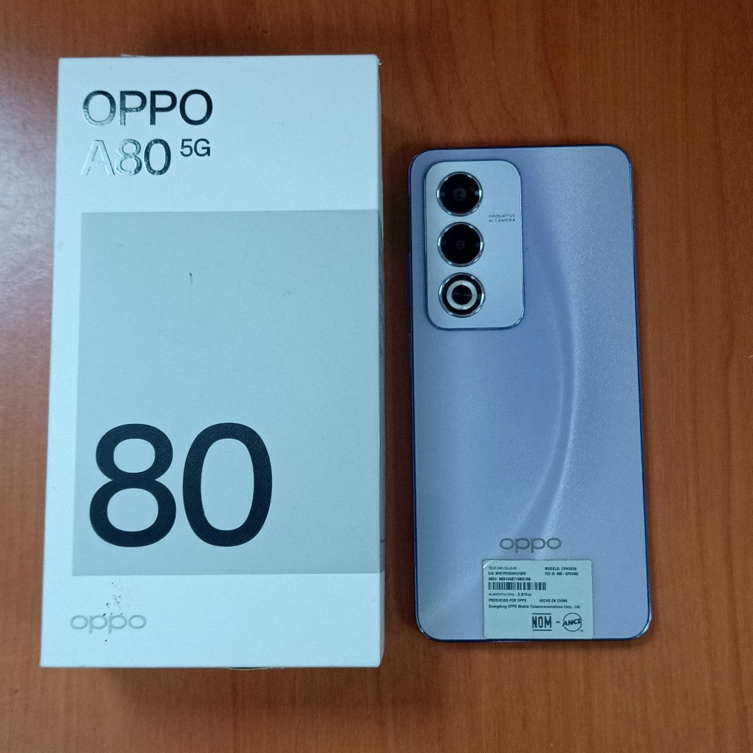 CELULAR OPPO  A80 5G CPH2639 (2024) 256 GB 8 GB RAM (SEMINUEVO)