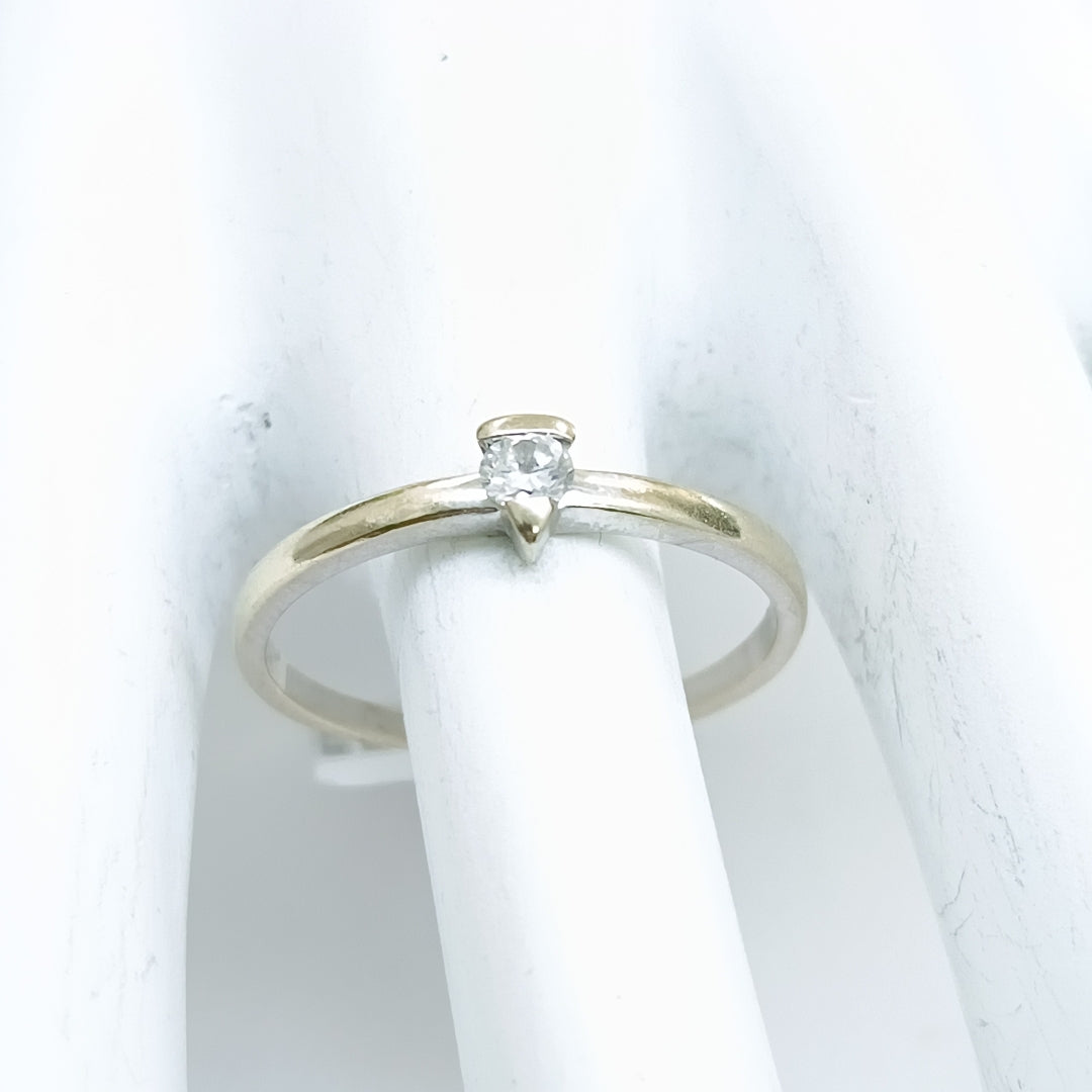 ANILLITO ORO BLANCO 14 K 1.6 GRMS (SEMINUEVO)