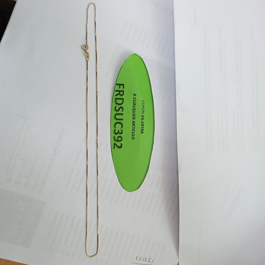 CADENA ORO 14 K 2.4 GRMS (SEMINUEVO)