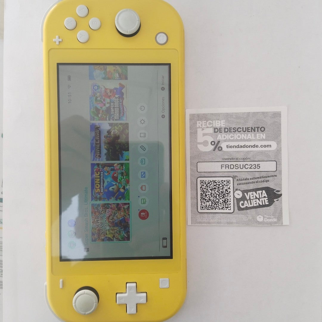 CONSOLA DE VIDEOJUEGO NINTENDO SWITCH LITE 32 GB (SEMINUEVO)
