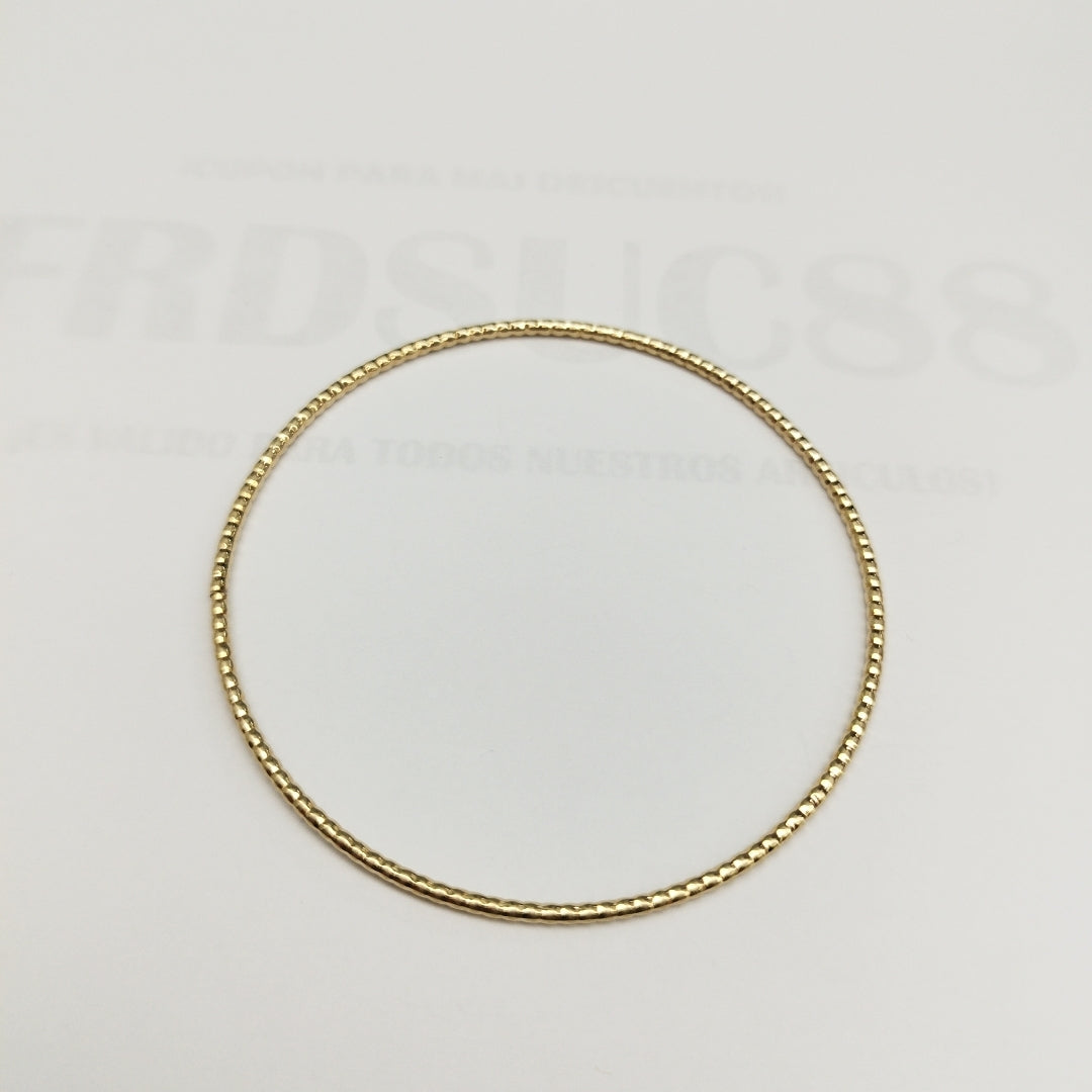 PULSERA RIGIDA ORO 14 K 1,50 GRMS (SEMINUEVO)
