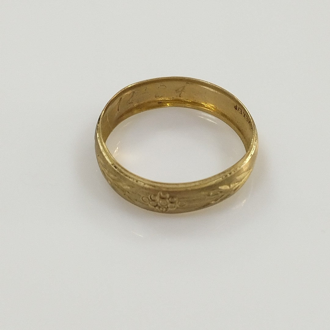 ARGOLLA ORO 10 K 1.2 GRMS (SEMINUEVO)