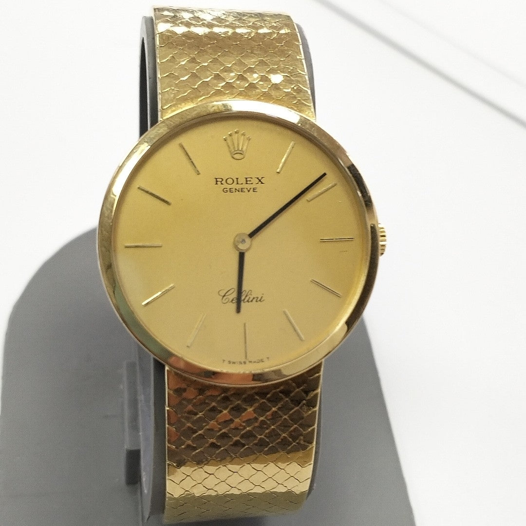 RELOJ CAJA Y PULSO ORO ORO 18 K 73.9 GRMS (SEMINUEVO)