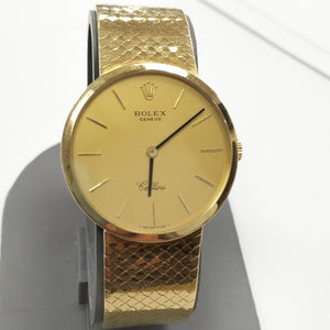 RELOJ CAJA Y PULSO ORO ORO 18 K 73.9 GRMS (SEMINUEVO)
