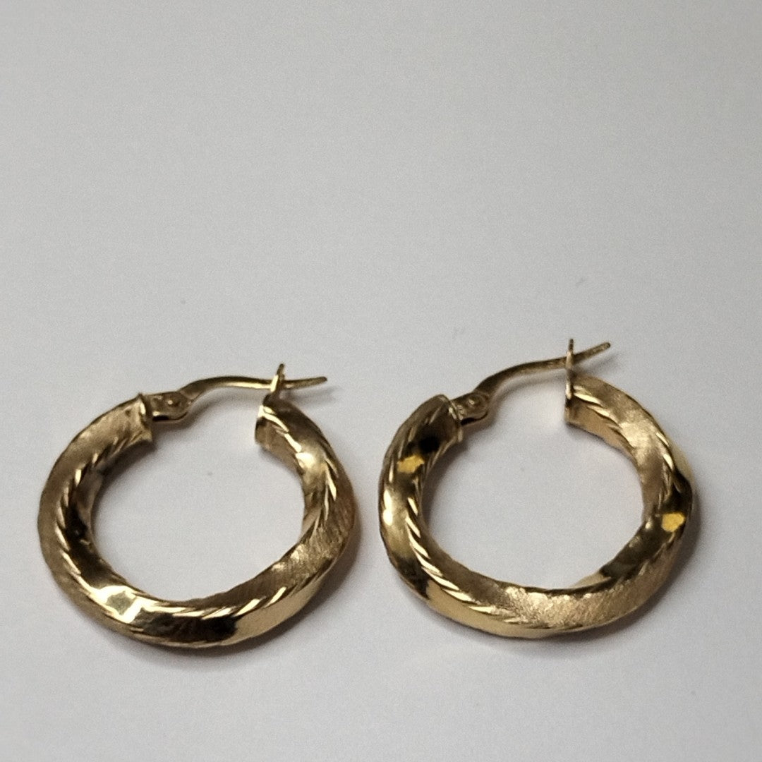 ARRACADAS PAR ORO 14 K 2,40 GRMS (SEMINUEVO)