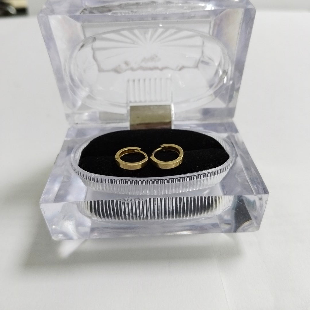 ARRACADAS PAR ORO 14 K 0,90 GRMS (SEMINUEVO)