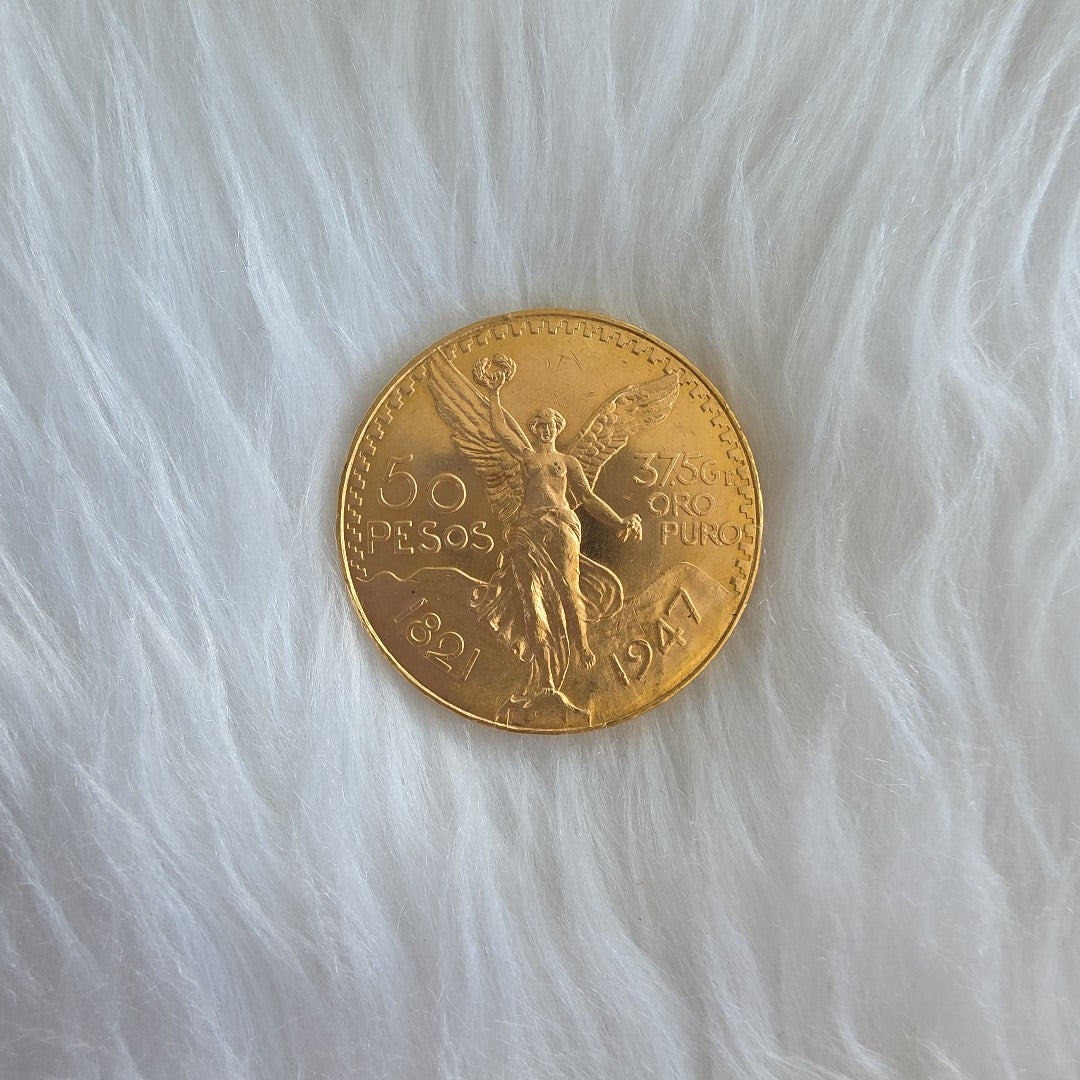 K1 41,60 GRMS 21 K IDENTIFICACIÓN MONEDA NOMINATIVA MONEDAS PESOS 50 PESOS (SEMINUEVO)