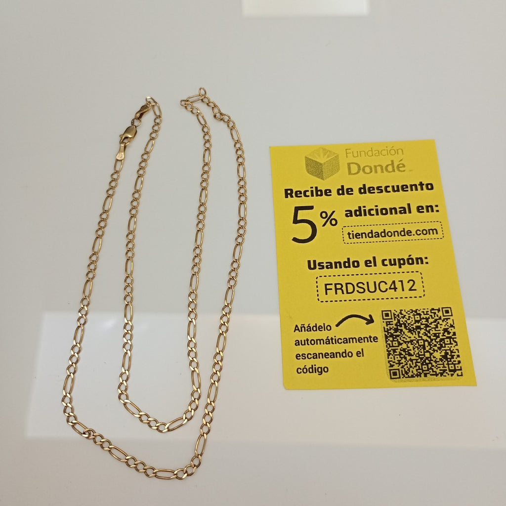 CADENA ORO 14 K 4,90 GRMS (SEMINUEVO)
