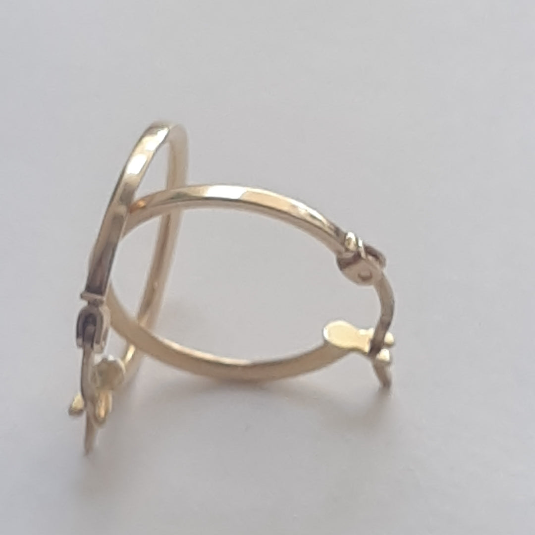 ARRACADAS PAR ORO 10 K 1.2 GRMS (SEMINUEVO)