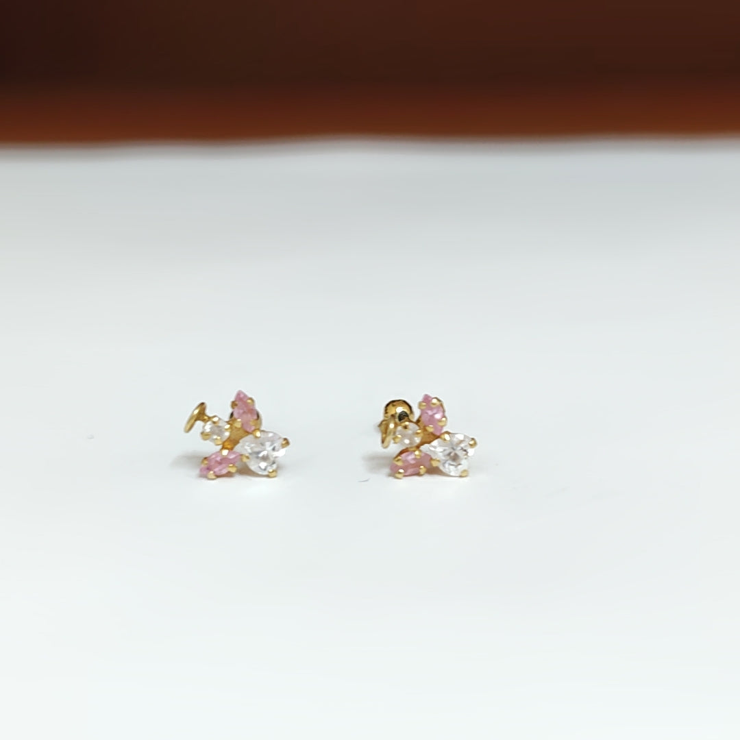 BROQUELES PAR ORO 14 K 0,90 GRMS (SEMINUEVO)