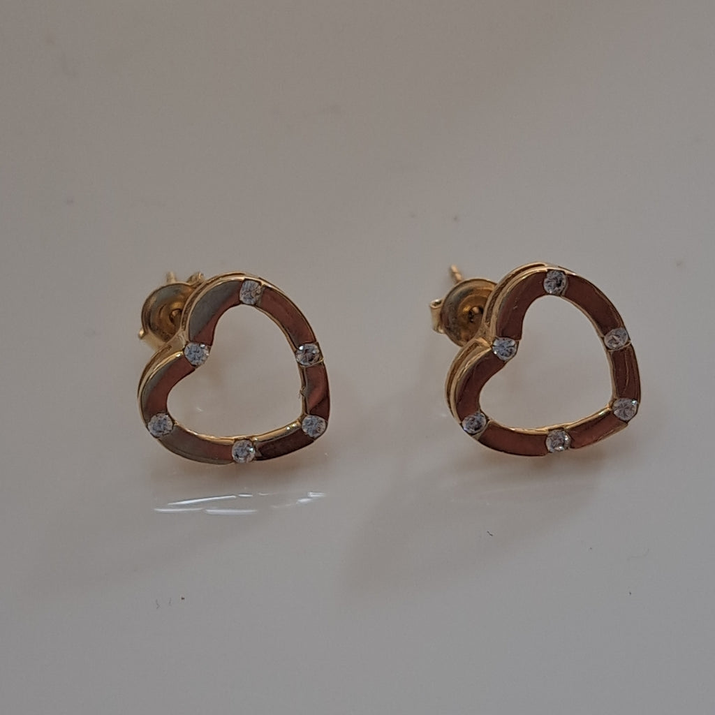 BROQUELES PAR ORO 10 K 1 GRMS (SEMINUEVO)