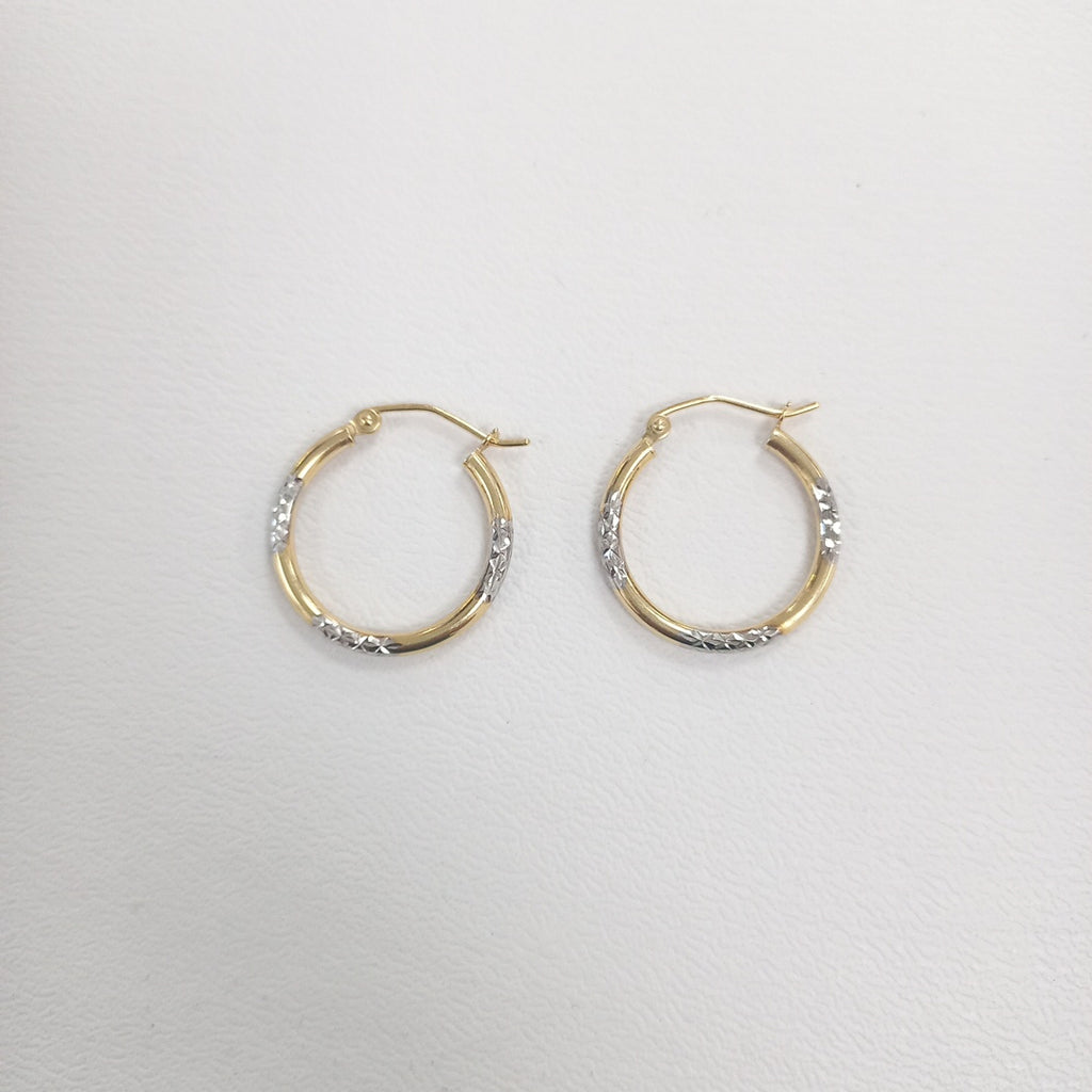 ARRACADAS PAR ORO 14 K 1.3 GRMS (SEMINUEVO)