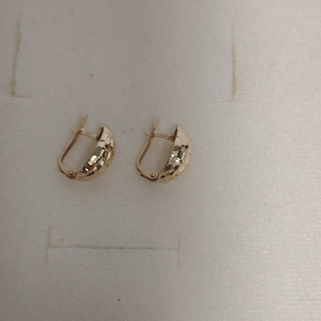 ARRACADAS PAR ORO 14 K 2,80 GRMS (SEMINUEVO)