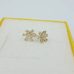 BROQUELES PAR ORO 14 K 1 GRMS (SEMINUEVO)