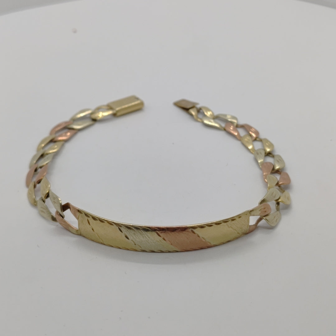 ESCLAVA ORO COMBINADO 8 K 9.2 GRMS (SEMINUEVO)