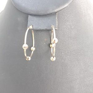 ARRACADAS PAR ORO COMBINADO 14 K 2,90 GRMS (SEMINUEVO)