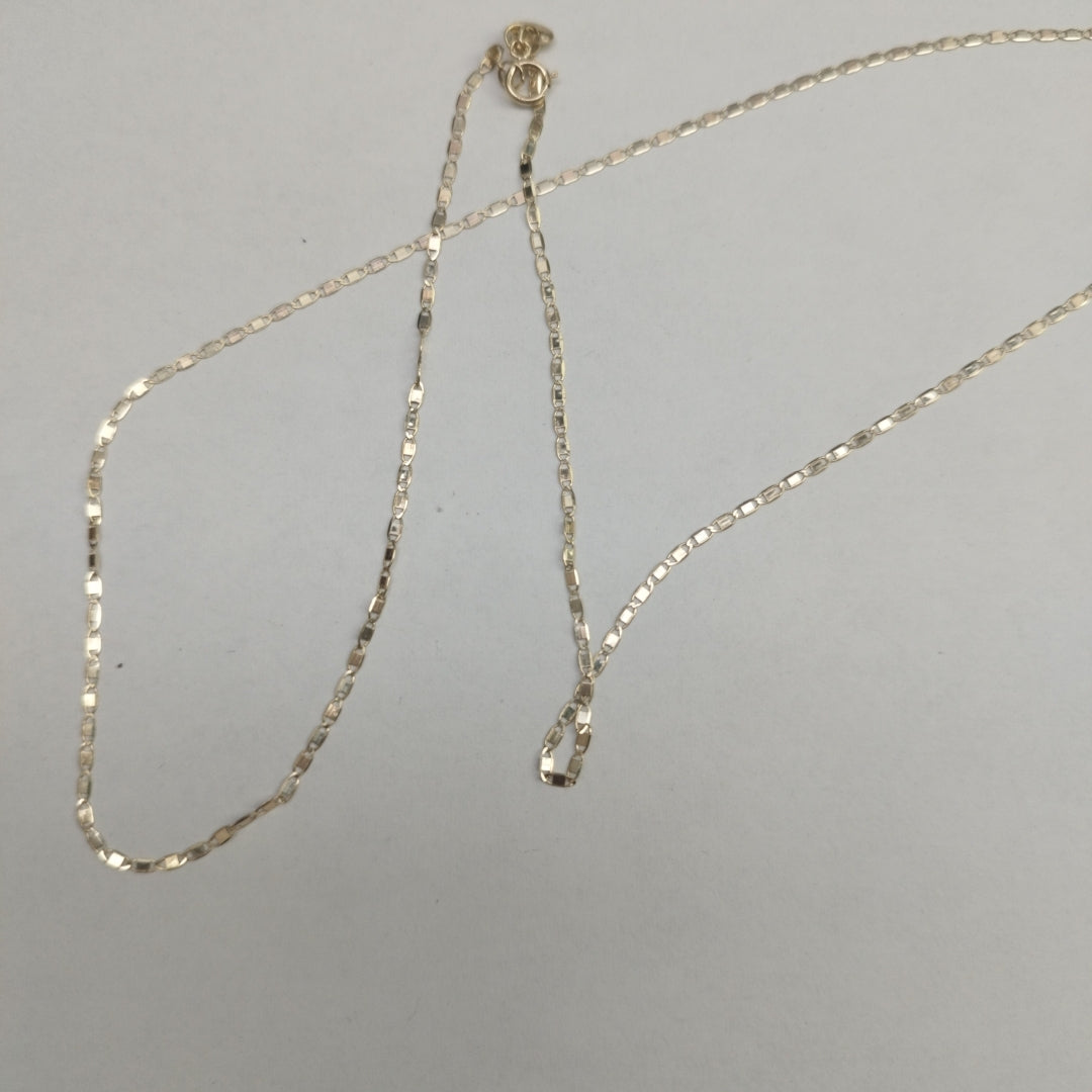 CADENA TEJIDO MARINERO 2.11GR 55 CM (NUEVO)