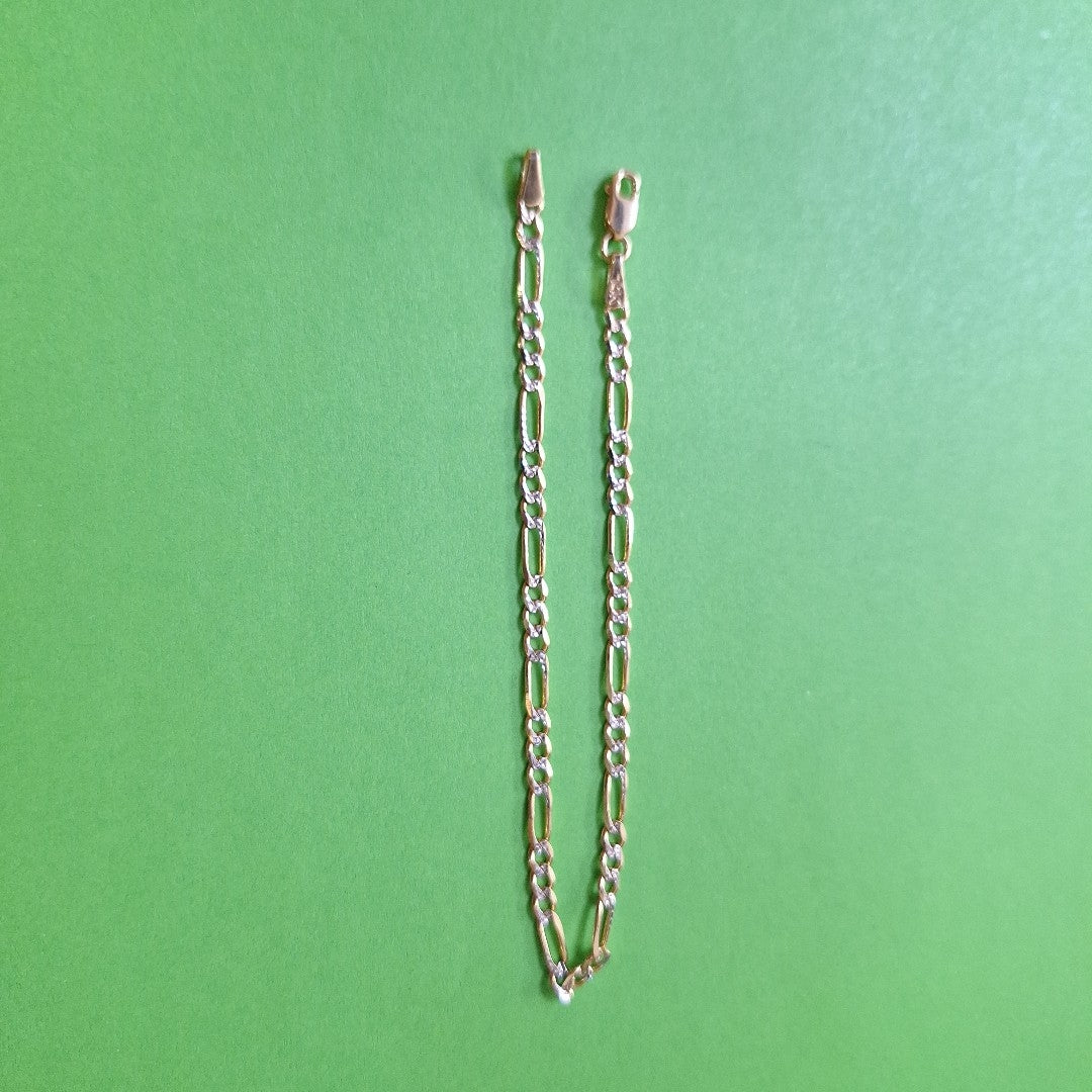 PULSERA 3 X 1 DIAMANTADA 3.1GR 18 CM (NUEVO)