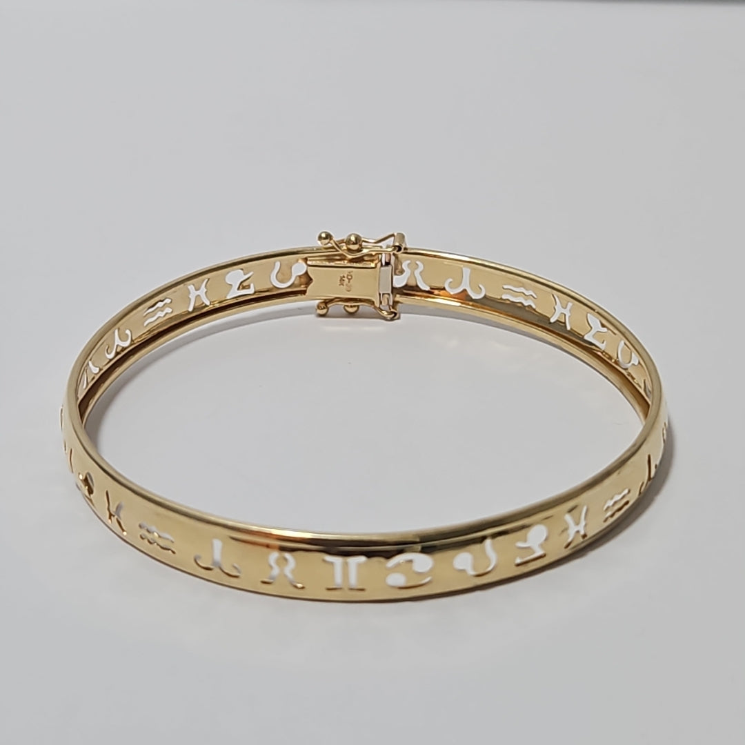 K1 9,00 GRMS 14 K ESPECIFICACIONES COMPLEMENTARIAS PULSERA RIGIDA (SEMINUEVO)